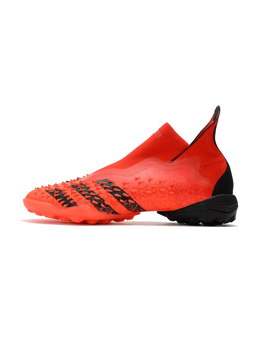 Adidas Predator Freak Meteorite TF Soccer Cleats Red Black Solar Red
