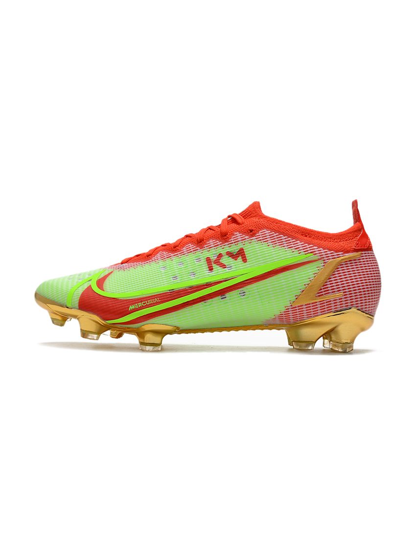 Nike Mercurial Vapor XIV Elite FG Mbappe_ Green Red Gold