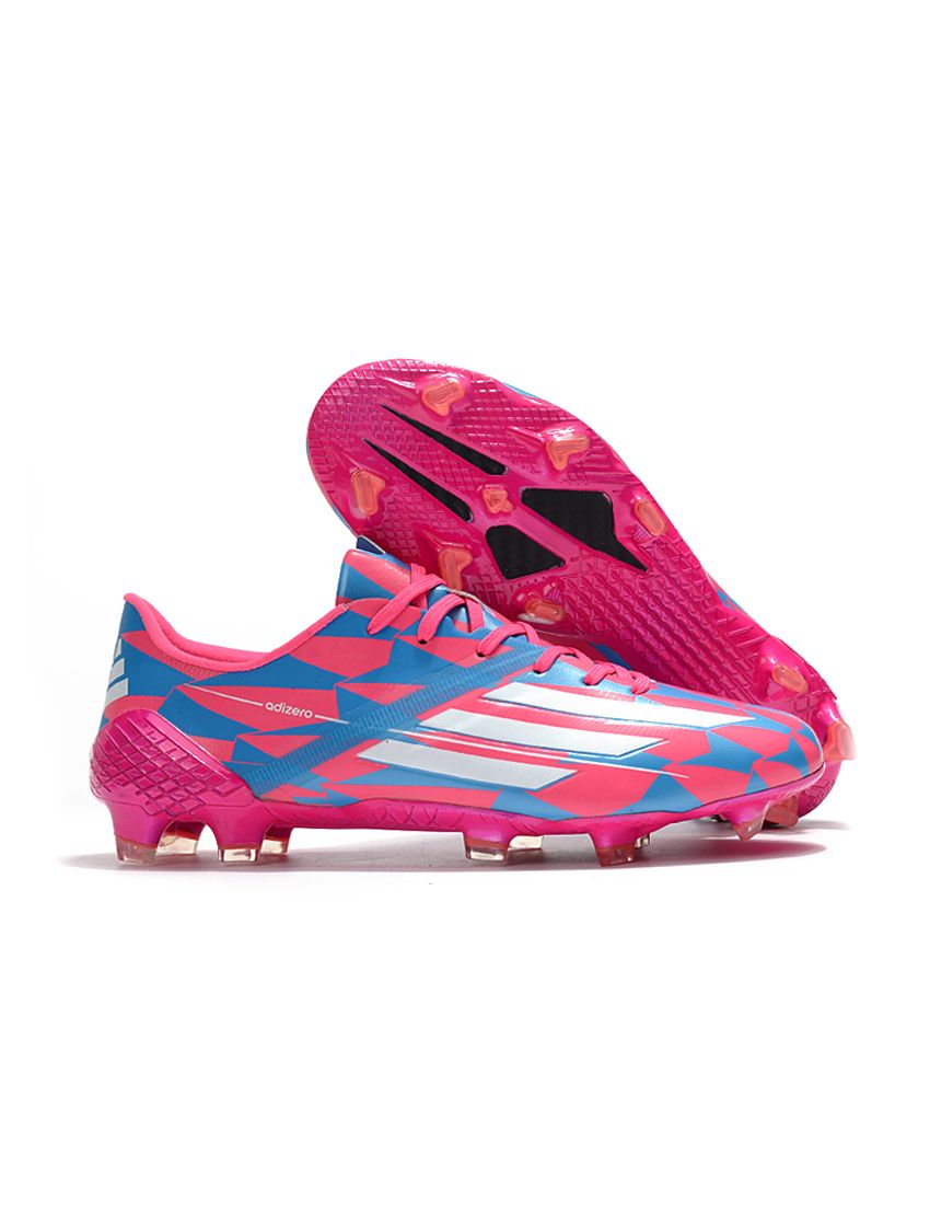 New Adidas F50 Ghosted Adizero FG Pink Blue