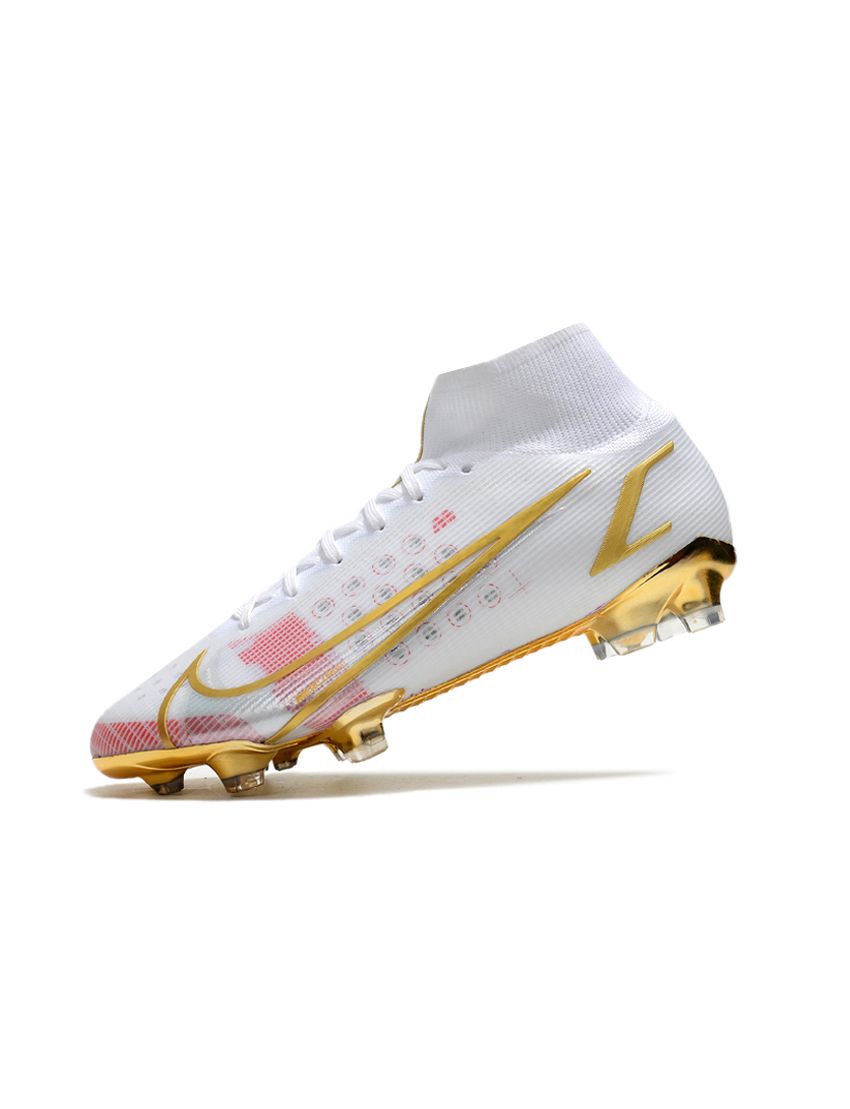 White and gold new arrivals nike mercurial