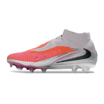Nike Phantom Elite DF FG Metallic Silver Volt Pink Blast