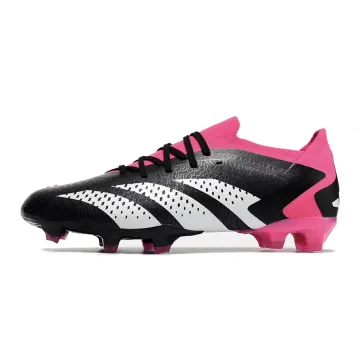 2023 Adidas Predator Accuracy.1 Low FG Black White Team Shock Pink