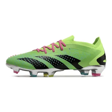 2023 adidas Predator Accuracy.1 Low FG Green Black Pink Silver