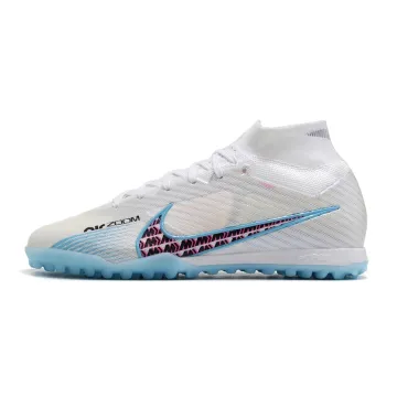 2023 Nike Air Zoom Mercurial Superfly 9 Elite TF White Baltic Blue Laser Pink