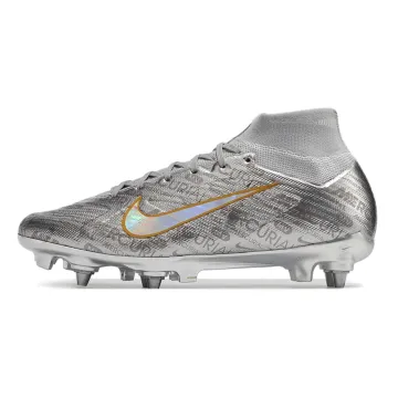2023 Nike Zoom Mercurial Superfly IX Elite XXV SE SG-Pro Metallic Silver Black Wolf Grey