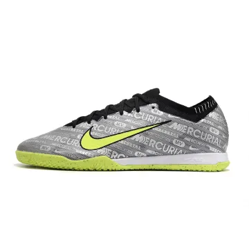 2023 Nike Zoom Mercurial Vapor 15 Elite XXV IC Silver Black Yellow