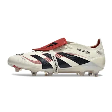 adidas Predator Elite Tongue FG - Off White/Core Black/Pure Ruby