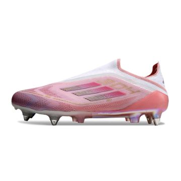 adidas F50 Elite Laceless SG Lamine Yamal 304 - Clear Pink/Purple Glow/Lite Pink