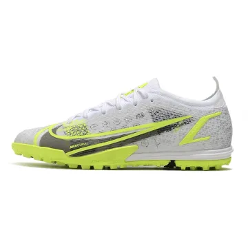 Nike Mercurial Vapor 14 Elite TF Safari - White/Black/Metallic Silver/Volt