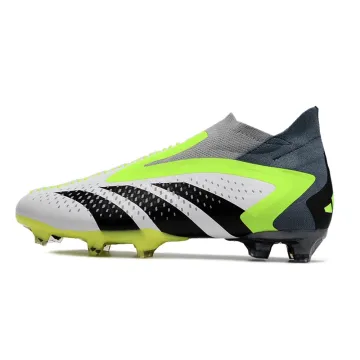 2023 adidas Predator Accuracy+ FG - White/Black/Lucid Lemon