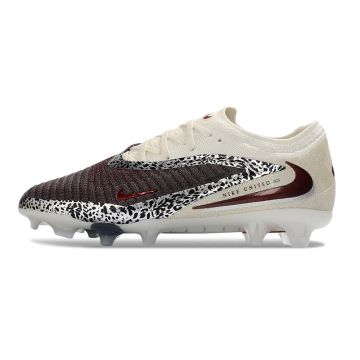 Nike Phantom 6 Elite Low Cut FG United - Burgundy Crush Universal Red Fossil