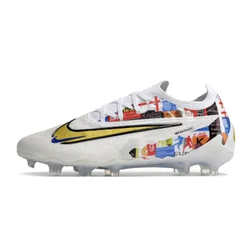 2023 Nike Phantom GX Elite FG - White/Gold/Blue/Multicolor