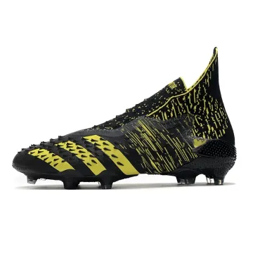 2021 Adidas Predator Freak Numbersup FG Black Solar Yellow