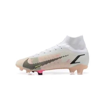 2021 Nike Mercurial Superfly 8 Elite FG White Black Bright Crimson Pink Blast