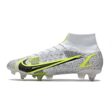 2021 Nike Mercurial Superfly 8 Elite SG-PRO - White/Black Metallic/Silver Volt
