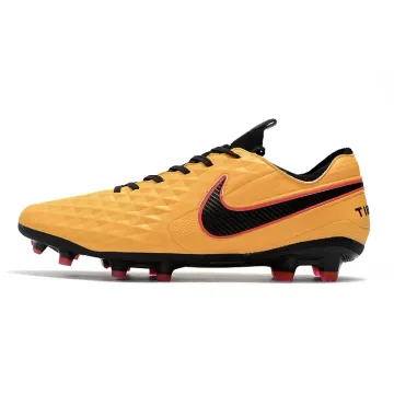 2021 Nike Tiempo Legend VIII FG University Gold Black Fireberry