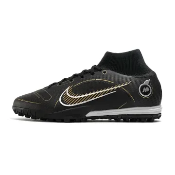 Nike Mercurial Superfly 8 Elite TF - Black/Metallic Gold/Metallic Silver