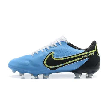 Nike Tiempo Legend 9 Elite FG-BlueBlackHi-Vis Yellow