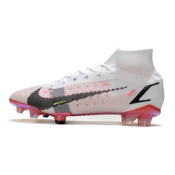 Nike Mercurial Superfly 8 Elite FG White Black Bright Crimson Pink Blast
