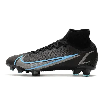 Nike Mercurial Superfly 8 Elite FG Black Iron Grey University Blue