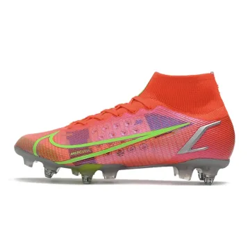 Nike Mercurial Superfly 8 Elite SG-PRO Bright Crimson Metallic Silver