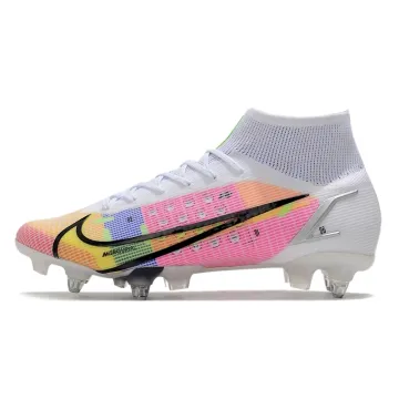 Nike Mercurial Superfly Dragonfly 8 Elite SG-PRO White Metallic Silver Dark Raisin