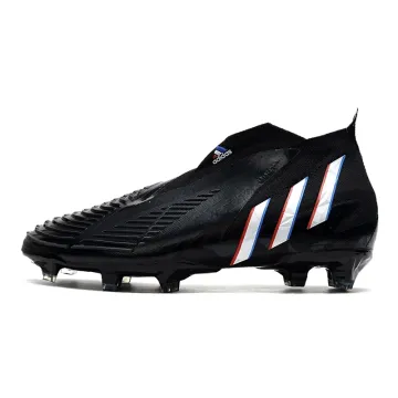 adidas Predator Edge+ FG Core Black White Vivid Red