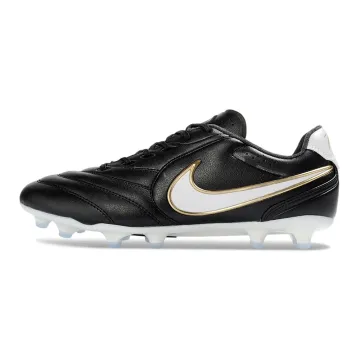 Nike Tiempo Ligera Pro FG - Black White Gold