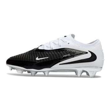 Nike Phantom 6 Elite Low Cut FG Black White Metallic Silver