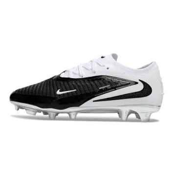Nike Phantom 6 Elite Low Cut FG Black White Metallic Silver