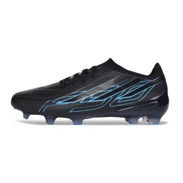 adidas F50 Hyperfast Elite FG Black Black Lucid Ray Blue