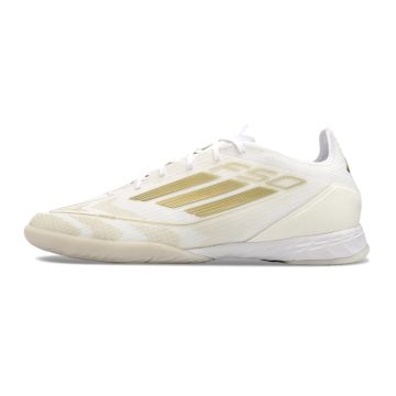 adidas F50 Pro IN Indoor Footwear White Gold Metallic