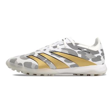 adidas Predator 24 Elite TF White Gray Gold Black