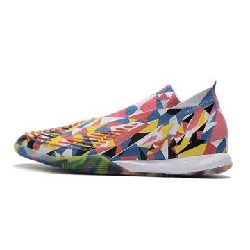 Adidas Predator Edge.1 IC Soccer Shoes Bright BlueTeam YellowSolar Red