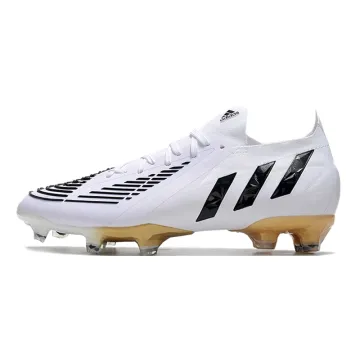 Adidas Predator Edge.1 Low FG Black White Metallic Gold