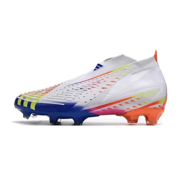 Adidas Predator Edge+ FG White Solar Yellow Power Blue