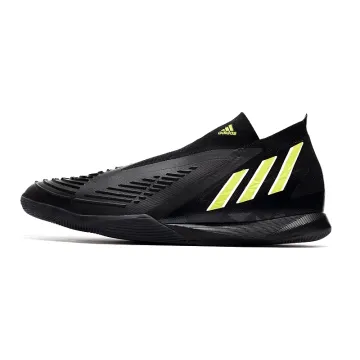 Adidas Predator Edge+ IN Indoor Soccer Black Team Solar Green Red