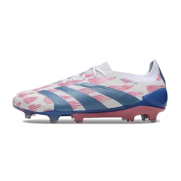 adidas Predator Elite FG Reemergence Footwear White Solar Blue Solar Pink