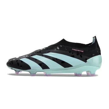 adidas Predator Elite Laceless FG Black Green Pink