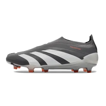 adidas Predator Elite Laceless FG Gray White Red