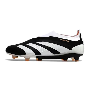 adidas Predator Elite Laceless FG White Black Orange