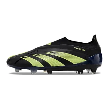adidas Predator Elite Laceless Merky FG Core Black Footwear White Lucid Lemon