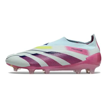 adidas Predator Elite Lacless FG Stellar Icon Almost Blue Lucid Pink Semi Solar Yellow