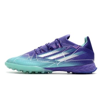 Adidas X Speedflow.1 TF Purple Rush Silver Metallic Mint Rush