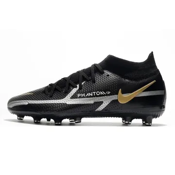 Nike Phantom GT 2 DF Elite AG Pro Black Grey Gold Silver