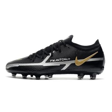 Nike Phantom GT 2 Elite AG-PRO Black Grey Metallic Gold