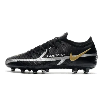 Nike Phantom GT 2 Elite AG-PRO Black Grey Metallic Gold