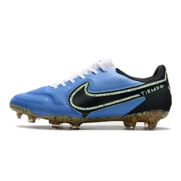 Nike Tiempo Legend 9 Elite FG Photo Blue Yellow Black