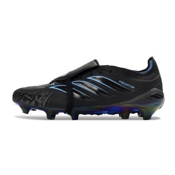 adidas Predator Elite Fold-over Tongue FG Core Black Blue