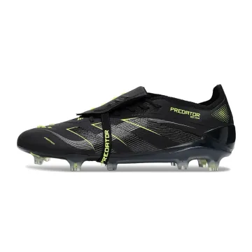 adidas Predator Elite Tongue FG Core Black Carbon Lucid Lemon